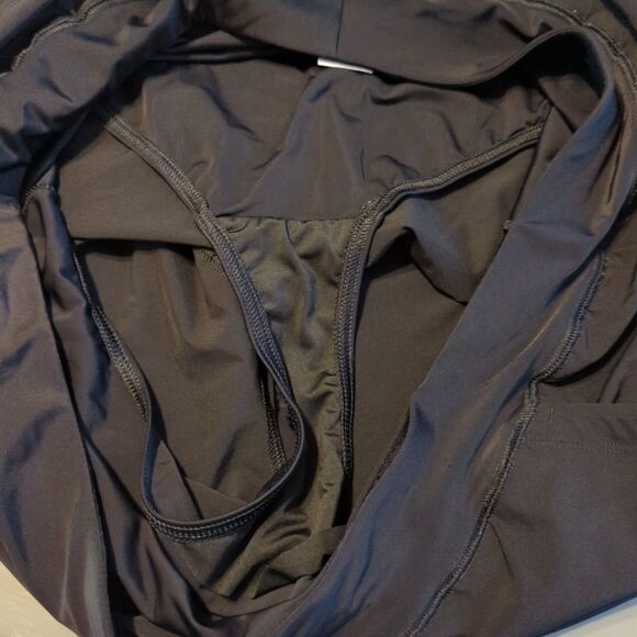 Lands End Quick Dry Modest Swim Shorts Womens 24W Plus Black Swimwear Pockets - Picture 6 of 7